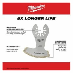 Milwaukee® Open-Lok™ Diamond Grit Grout Removal Blade 1 Pack - 49-25-2271 - Blades & Knives 16 Milwaukee® Open-Lok™ Diamond Grit Grout Removal Blade 1 Pack - 49-25-2271 - Blades & Knives -Tools Online Store 0f6137f3b426df2f740a1b0349b2aba57399cd7c 24890368 7