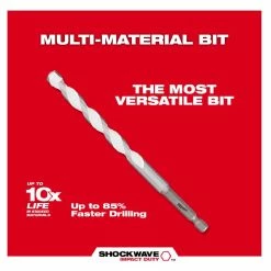 Milwaukee 3/16" x 4" x 6" Shockwave™ Carbide Multi-Material Drill Bit - 48-20-8884 - Power Tool Accessories -Tools Online Store 0fc4c312fbcee1732f806e6e17c5bd64ff0767d6 24890341 5