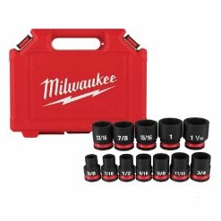 Milwaukee Shockwave™ Impact Duty™ 1/2" Drive SAE Standard 6 Point Socket Set, 12-Piece - 49-66-7010 - Sockets & Socket Sets -Tools Online Store 11441ddc51e5861b93cc181a7f48782ef34ab9c0 24890371 5