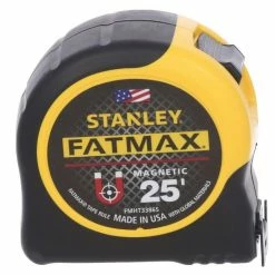 Stanley FatMax Magnetic Tape Measure, 25' - FMHT33865S - Measuring Tools
