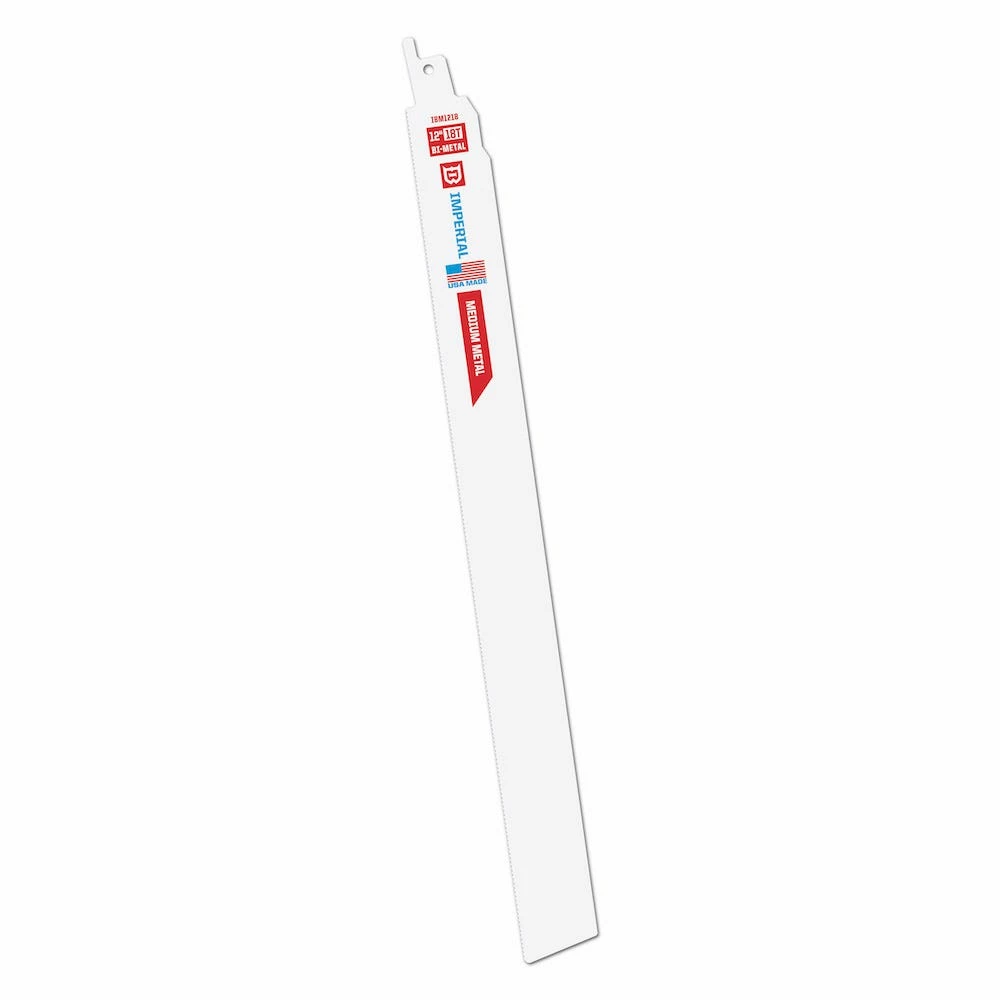 Imperial Blades Extreme Metal 12" 18 TPI Medium Metal Reciprocating Blade, 1 Piece - 98443051 - Blades & Knives 3 Imperial Blades Extreme Metal 12" 18 TPI Medium Metal Reciprocating Blade, 1 Piece - 98443051 - Blades & Knives