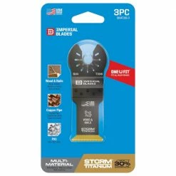Imperial Blades One Fit 1-1/4" Carbide Extreme Storm Titanium Wood and Nails Blade, 3 Piece - 98443008 - Blades & Knives -Tools Online Store 1c730b7e1563489709c9c1cdd854407d7f671bf6 98443008 1