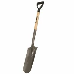 Truper TruBuilt Drain Spade with D Handle - 31178 - Digging Tools