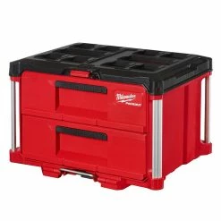Milwaukee® Packout™ 2-Drawer Tool Box - 48-22-8442 - Tool Boxes
