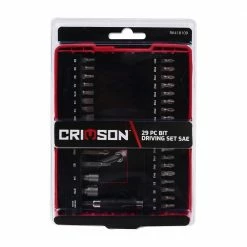 Crimson Force 29 Piece Bit Driving Set SAE - 11760099 - Nut Drivers