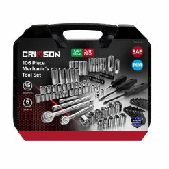 Crimson Force Tools 106 Piece Mechanics Tool Set - 7019039 - Sockets & Socket Sets
