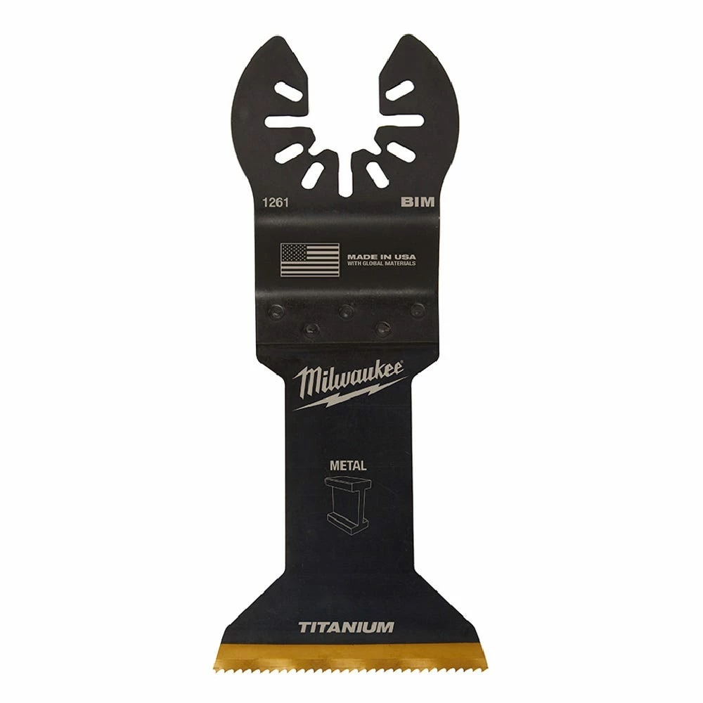 Milwaukee® Open-Lok™ 1-3/4" Titanium Enhanced Bi-Metal Metal Blade, 1 Pack - 49-25-1261 - Blades & Knives 3 Milwaukee® Open-Lok™ 1-3/4" Titanium Enhanced Bi-Metal Metal Blade, 1 Pack - 49-25-1261 - Blades & Knives