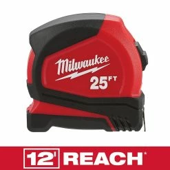 Milwaukee 25' Compact Tape Measure - 48-22-6625 - Leveling & Squares 26 Milwaukee 25' Compact Tape Measure - 48-22-6625 - Leveling & Squares -Tools Online Store 30cd7ba49268ee18d45ac8b165f9e67ae2e895f2 48 22 6625 1