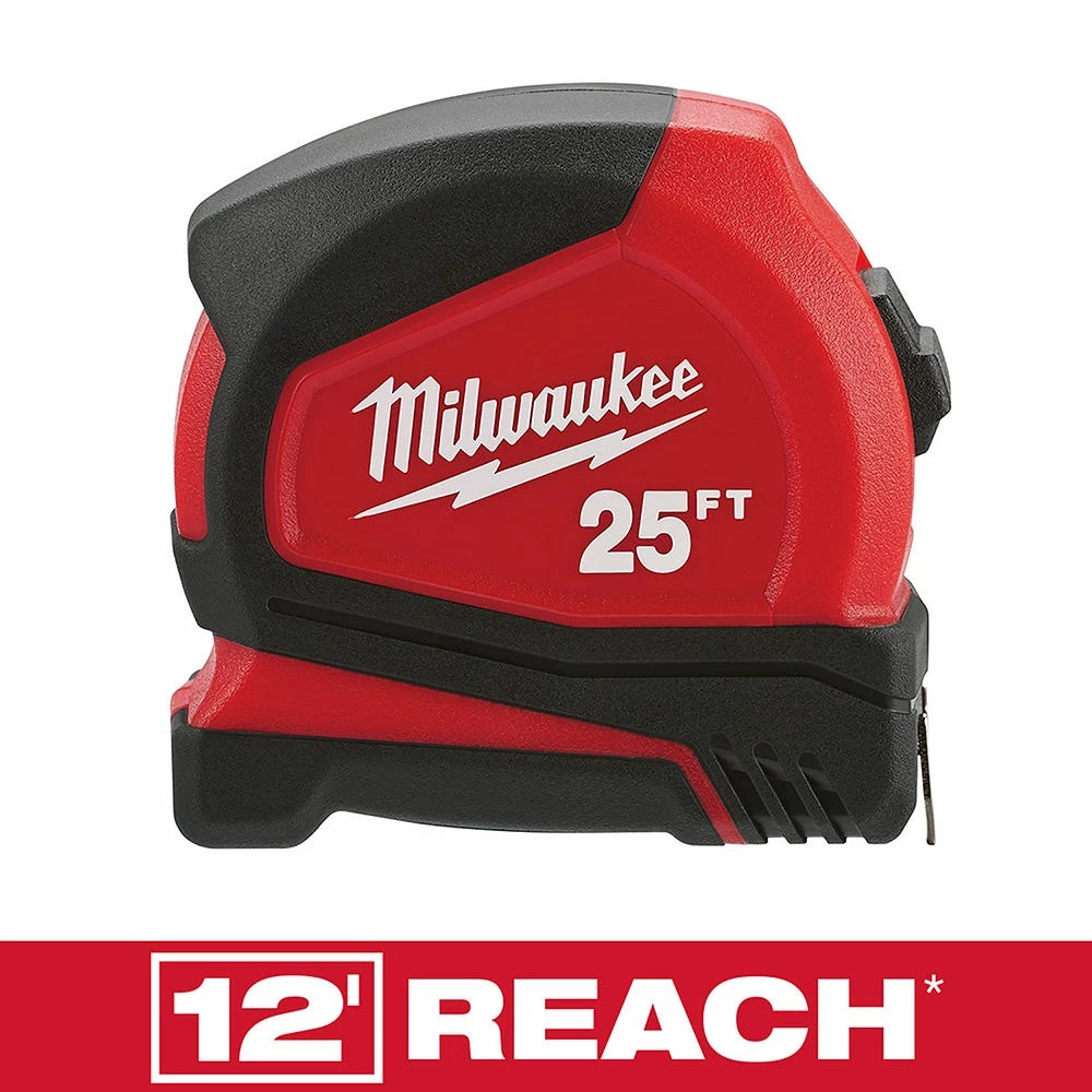 Milwaukee 25' Compact Tape Measure - 48-22-6625 - Leveling & Squares 13 Milwaukee 25' Compact Tape Measure - 48-22-6625 - Leveling & Squares - Image 11