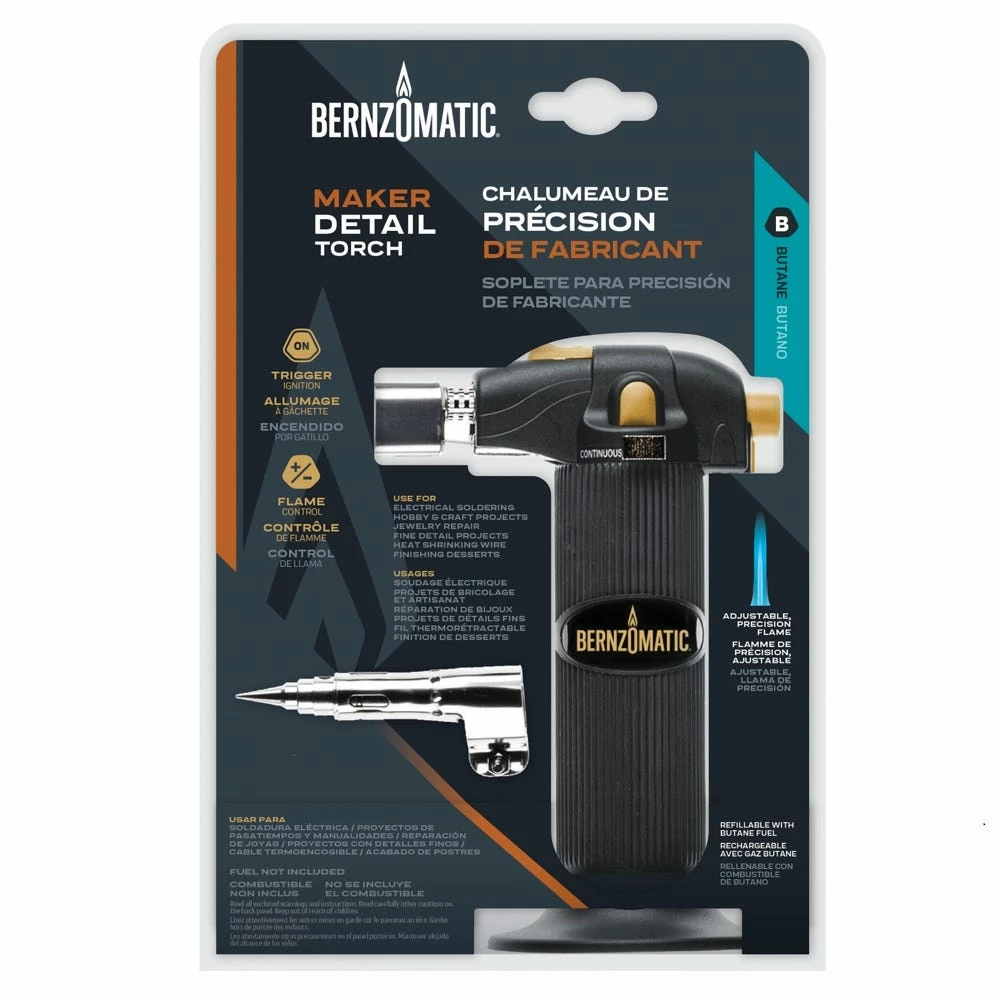 Bernzomatic Maker Precision Torch, Includes 3-in-1 Versatile Tip - ST2200 - Torches 4 Bernzomatic Maker Precision Torch, Includes 3-in-1 Versatile Tip - ST2200 - Torches - Image 2