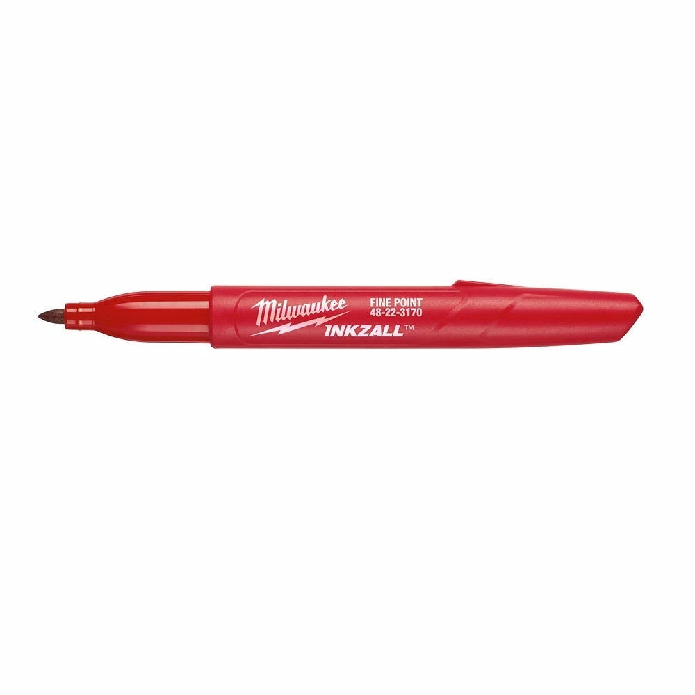 Milwaukee Inkzall™ Red Fine Point Jobsite Permanent Marker - 15386682 - Marking Tools 3 Milwaukee Inkzall™ Red Fine Point Jobsite Permanent Marker - 15386682 - Marking Tools
