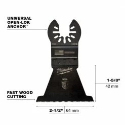 Milwaukee® Open-Lok™ 2-1/2" HCS Wood Blade, 1 Pack - 49-25-1111 - Blades & Knives -Tools Online Store 3e6f39879469291150e22f40aea2ac2d5757d30a 24890353 3