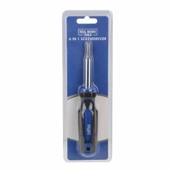 Real Work Tools™ 6-in-1 Screwdriver - RW-2442-008 - Screw Drivers