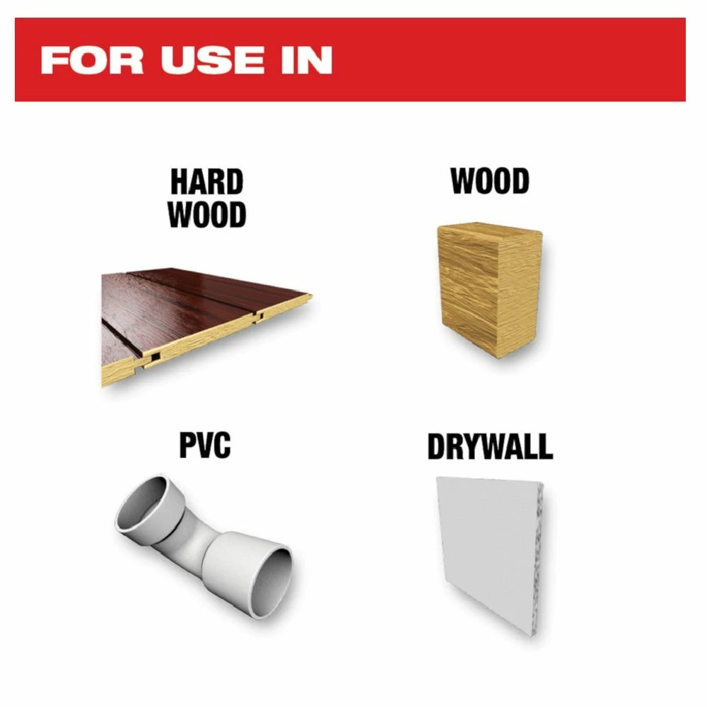 Milwaukee® Open-Lok™ 1-3/8" HCS Japanese Tooth Pro-Curve™ Hardwood Blade, 1 Pack - 49-25-1131 - Blades & Knives 7 Milwaukee® Open-Lok™ 1-3/8" HCS Japanese Tooth Pro-Curve™ Hardwood Blade, 1 Pack - 49-25-1131 - Blades & Knives - Image 5