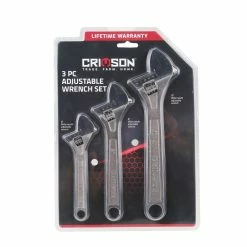 Crimson Force 3 Piece Adjustable Wrench Set CT-2431-004 - Wrench & Wrench Sets
