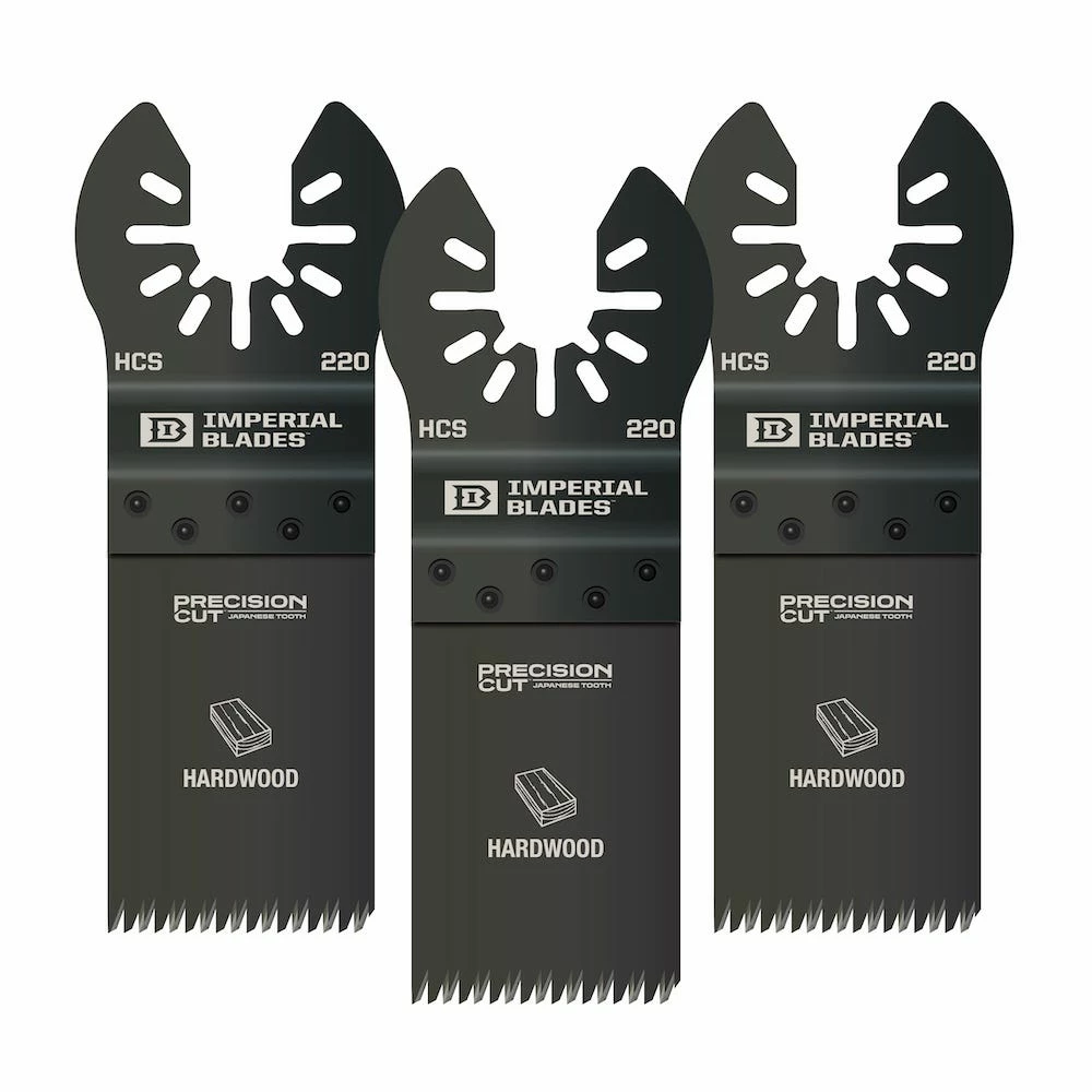 Imperial Blades One Fit 1-1/4" Japanese Tooth Hardwood Blade, 3 Piece - 98443020 - Blades & Knives 3 Imperial Blades One Fit 1-1/4" Japanese Tooth Hardwood Blade, 3 Piece - 98443020 - Blades & Knives
