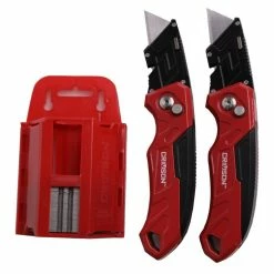 Crimson Force 2 Pack Utility Knife / 50 Blades - 88-284-0204 - Blades & Knives