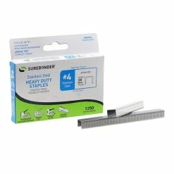 Surebonder Number 4 Heavy Duty 3/8 Inch Stainless Steel Staple 1250 Count 88038 - Staple Guns -Tools Online Store 5088c2b2825459d036604becb9c608c73ac9e39d 10651164 2