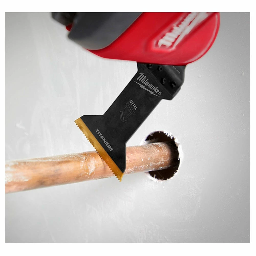 Milwaukee® Open-Lok™ 1-3/4" Titanium Enhanced Bi-Metal Metal Blade, 1 Pack - 49-25-1261 - Blades & Knives 10 Milwaukee® Open-Lok™ 1-3/4" Titanium Enhanced Bi-Metal Metal Blade, 1 Pack - 49-25-1261 - Blades & Knives - Image 8