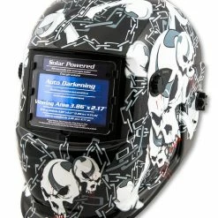 Titan Skull/Chains Auto Darkening Welding Helmet 41285 - Helmets, Gloves & Jackets -Tools Online Store 582da9c86493cfea997c8e8eebe1bfce4bc2345a 41285 lg titan skullchains auto darkening welding helmet 41285