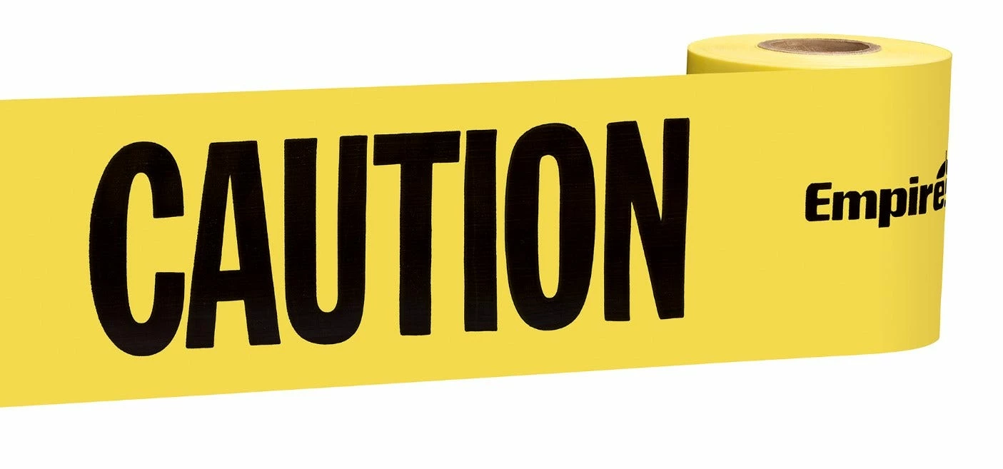 Empire 200-Ft Caution Tape - Leveling & Squares 4 Empire 200-Ft Caution Tape - Leveling & Squares - Image 2