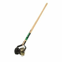 Truper TruTough Rotary Lawn Edger with 48 Inch Ash Handle 32100 - Digging Tools