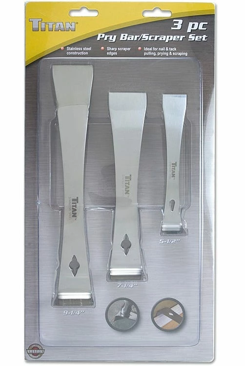 Titan 3 Piece Pry Bar Set 17007 - Pry Bars & Nail Pullers 5 Titan 3 Piece Pry Bar Set 17007 - Pry Bars & Nail Pullers - Image 3
