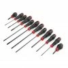 Tekton 12-pc Ph/Sl Driver Set [HT Blk Oxd] (#0-2 1/8-1/4in) DRV41216-S - Screw Drivers