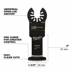 Milwaukee® Open-Lok™ 1-3/8" HCS Japanese Tooth Pro-Curve™ Hardwood Blade, 1 Pack - 49-25-1131 - Blades & Knives 15 Milwaukee® Open-Lok™ 1-3/8" HCS Japanese Tooth Pro-Curve™ Hardwood Blade, 1 Pack - 49-25-1131 - Blades & Knives -Tools Online Store 65e42bab4b5daf1f69ba7311494b9683372fe376 24890354 6