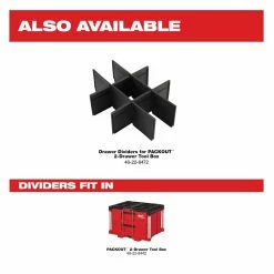Milwaukee® Packout™ 2-Drawer Tool Box - 48-22-8442 - Tool Boxes -Tools Online Store 6676686d2a74c2e25f488a9e237e64d1b500b52a 15389916 6