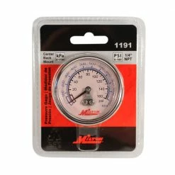 Milton 1/4 inch NPT Mini High Pressure Gage 0 160 PSI Center Back Mount 1191 - Measuring Tools -Tools Online Store 71380ae5e3015e6b5b351999d0bbaae96b01e65c 1191 newpkgfront