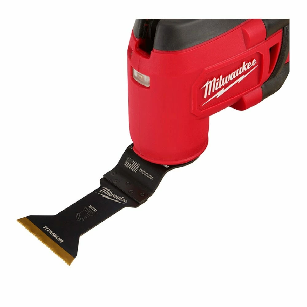 Milwaukee® Open-Lok™ 1-3/4" Titanium Enhanced Bi-Metal Metal Blade, 1 Pack - 49-25-1261 - Blades & Knives 6 Milwaukee® Open-Lok™ 1-3/4" Titanium Enhanced Bi-Metal Metal Blade, 1 Pack - 49-25-1261 - Blades & Knives - Image 4