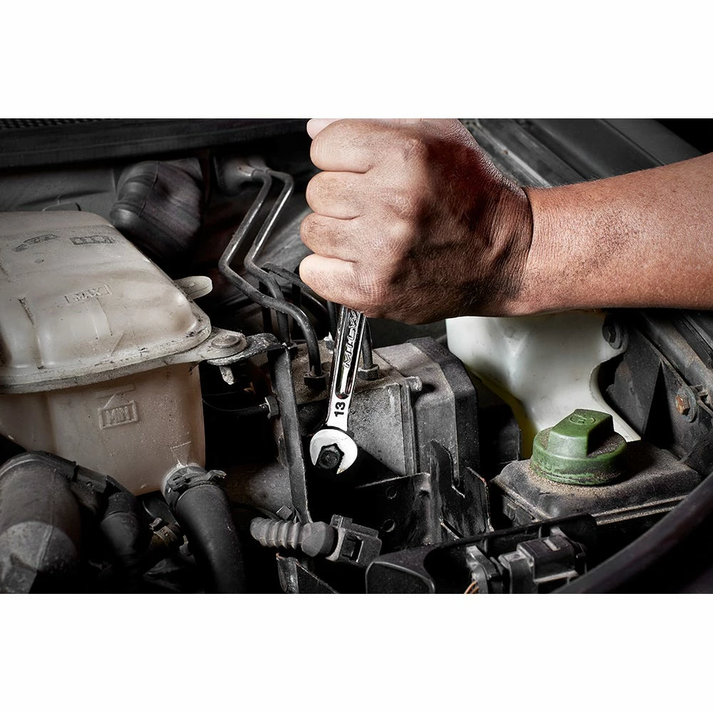 Milwaukee Combination SAE Wrench Mechanics Tool Kit, 15 Piece Set - 153812014 - Wrench & Wrench Sets 4 Milwaukee Combination SAE Wrench Mechanics Tool Kit, 15 Piece Set - 153812014 - Wrench & Wrench Sets - Image 2