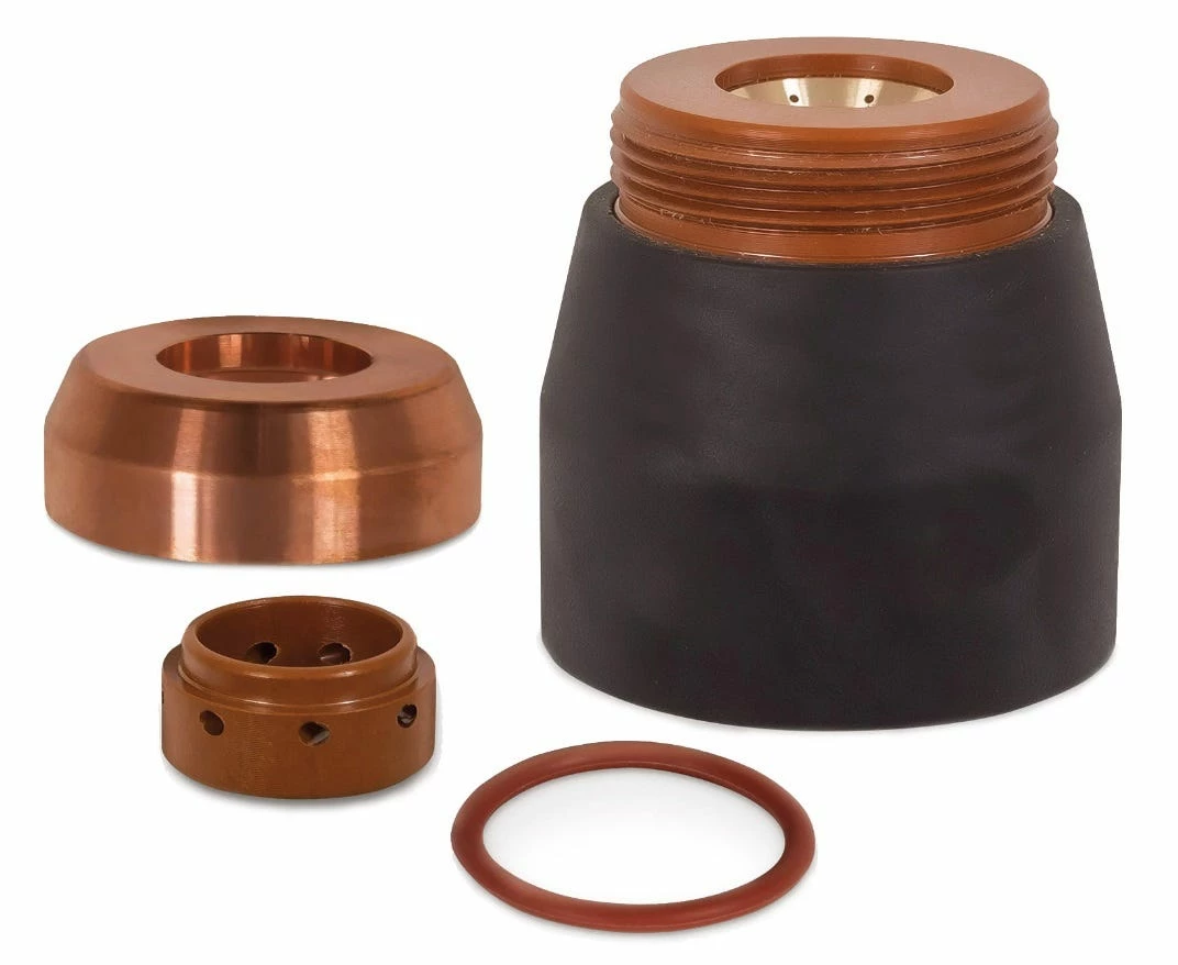 Hobart Cup/Swirl Ring/ORing/Deflector Kit for XT30R and XT40R Plasma Torches 770793 - Plasma cutters 3 Hobart Cup/Swirl Ring/ORing/Deflector Kit for XT30R and XT40R Plasma Torches 770793 - Plasma cutters