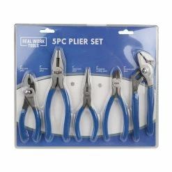 Real Work Tools™ 5 Piece Pliers Set RW-2432-002 - Cutters & Nippers