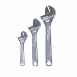 Real Work Tools™ 3 Piece Adjustable Wrench Set - 66402 - Wrench & Wrench Sets