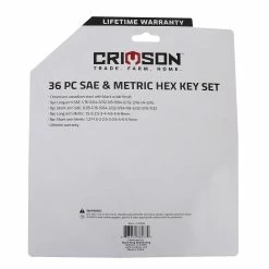 Crimson Force 36 Piece SAE and Metric Hex Key Set - CT-2441-002 - Hex Keys -Tools Online Store 7c86c4152023773cdb2825babff3a3dfb2d67353 2170034 2