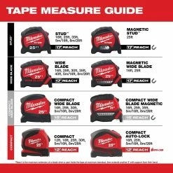 Milwaukee 25' Compact Auto Lock Tape Measure - 48-22-6825 - Leveling & Squares -Tools Online Store 7d836fb84c3c45883231034e2822f8b5dab5ef6f 48 22 6825 6