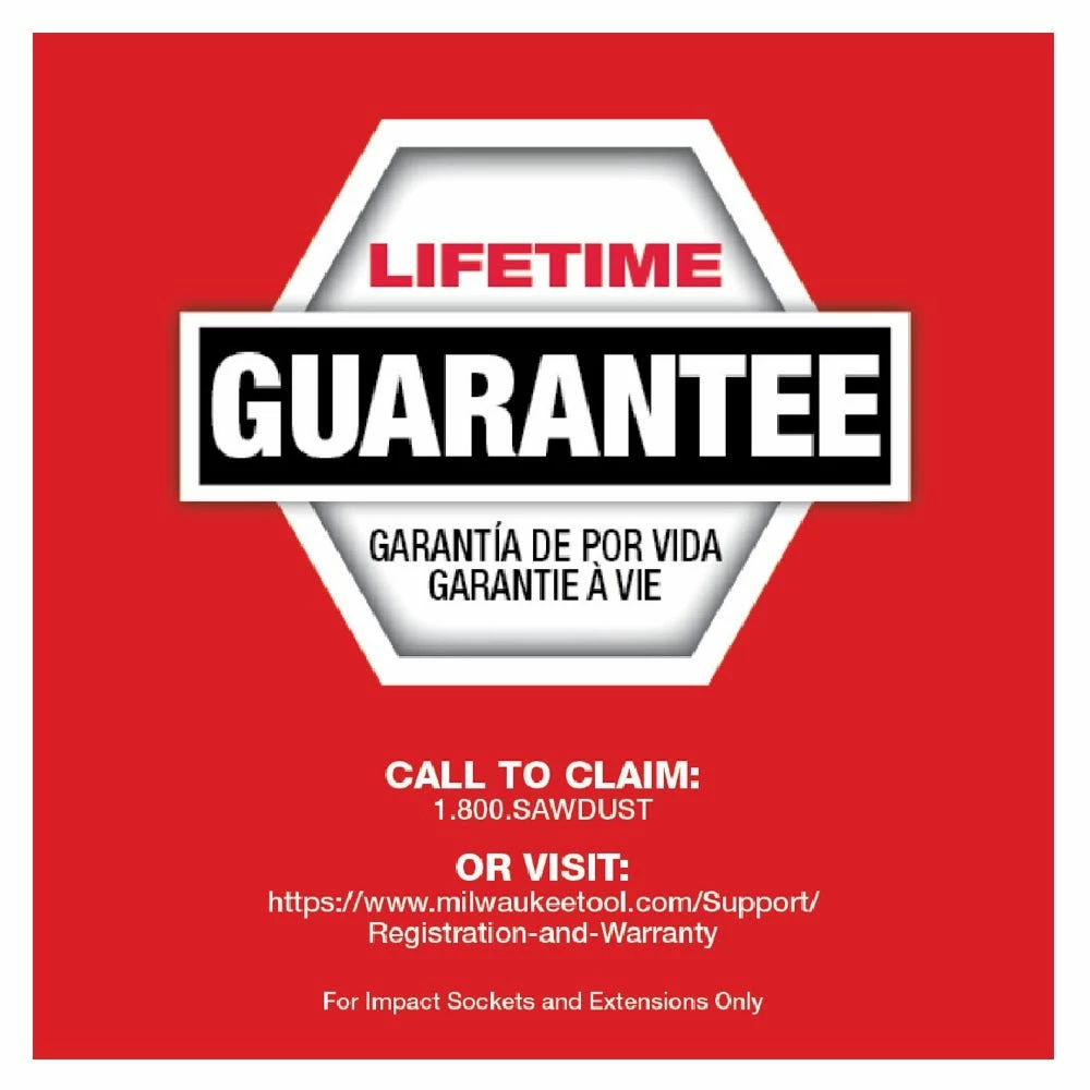Milwaukee Shockwave™ Impact Duty™ 1/2" Drive SAE Deep 6 Point Socket Set, 12-Piece Set - 49-66-7011 - Sockets & Socket Sets 11 Milwaukee Shockwave™ Impact Duty™ 1/2" Drive SAE Deep 6 Point Socket Set, 12-Piece Set - 49-66-7011 - Sockets & Socket Sets - Image 9