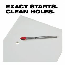 Milwaukee 3/16" Carbide Tipped Glass and Tile Drill Bit - 48-20-8981 - Power Tool Accessories 10 Milwaukee 3/16" Carbide Tipped Glass and Tile Drill Bit - 48-20-8981 - Power Tool Accessories -Tools Online Store 8c30ef831b774e2a7c6012724aebf67e5d050ab5 24890378 4