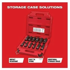 Milwaukee Shockwave™ Impact Duty™ 1/2" Drive SAE Deep 6 Point Socket Set, 12-Piece Set - 49-66-7011 - Sockets & Socket Sets 19 Milwaukee Shockwave™ Impact Duty™ 1/2" Drive SAE Deep 6 Point Socket Set, 12-Piece Set - 49-66-7011 - Sockets & Socket Sets -Tools Online Store 8d3ec8ec8b37e2ba9d9cb28c82e12970995d20fe 24890372 10