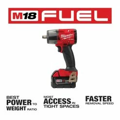 Milwaukee M18 FUEL™ 1/2 Mid-Torque Impact Wrench with Friction Ring Kit - 2962-22 - Wrench & Wrench Sets 25 Milwaukee M18 FUEL™ 1/2 Mid-Torque Impact Wrench with Friction Ring Kit - 2962-22 - Wrench & Wrench Sets -Tools Online Store 96a3f8bbed256c5bd8fe2ec3dd4f5474a0401706 2962 22 3