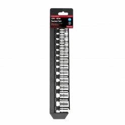 Crimson Force Tools 13 Piece 3/8" Drive Metric Socket Set with Rail - 7019301 - Sockets & Socket Sets