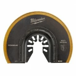 Milwaukee® Open-Lok™ 3-1/2" Titanium Enhanced Bi-Metal Segmented Blade, 1 Pack - 49-25-1271 - Blades & Knives