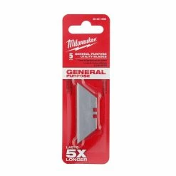 Milwaukee General Purpose Utility Blades, 5 pack - 15381137 - Blades & Knives 6 Milwaukee General Purpose Utility Blades, 5 pack - 15381137 - Blades & Knives -Tools Online Store b98ca37ce960e259cf5f0ba11c4bbdeb41725968 15381137 1