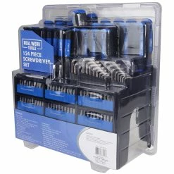 Real Work Tools™ Screwdriver Set with Stand, 124-Piece - 88-289-0204 - Screw Drivers -Tools Online Store bd62705a116a948d91e61de9d0a89142ae3b7e53 496330019 5