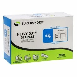 Surebonder Number 4 Heavy Duty 3/8 Inch Staple 5000 Count 44402 - Staple Guns