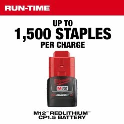 Milwaukee M12 12-Volt Lithium-Ion Cordless 3/8" Crown Stapler - 2447-20 - Hammers & Striking Tools -Tools Online Store c919e976804143c5b9a97b2a2ca30dc2d9fd2e84 2447 20 4