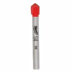 Milwaukee 1/4" Carbide Tipped Glass and Tile Drill Bit - 48-20-8982 - Power Tool Accessories