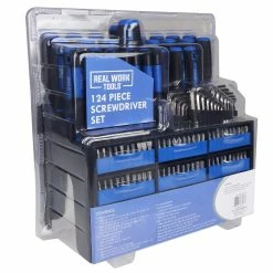 Real Work Tools™ Screwdriver Set with Stand, 124-Piece - 88-289-0204 - Screw Drivers -Tools Online Store d067f6d9a906d1027956e7472a39321fa00d5400 496330019 4